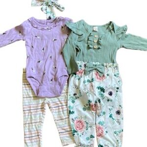 Baby matching outfits x2